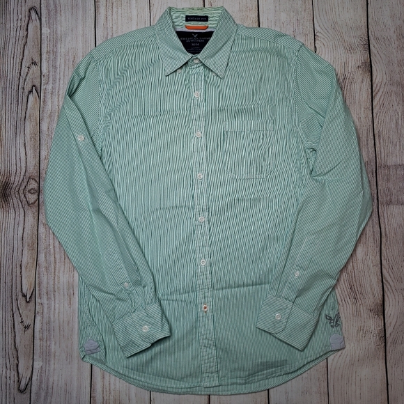 Men's American Eagle Vintage Fit Button Down M - Picture 1 of 5